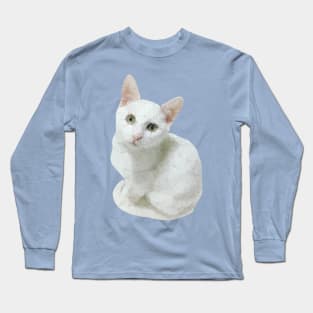 Low Poly Cat Long Sleeve T-Shirt